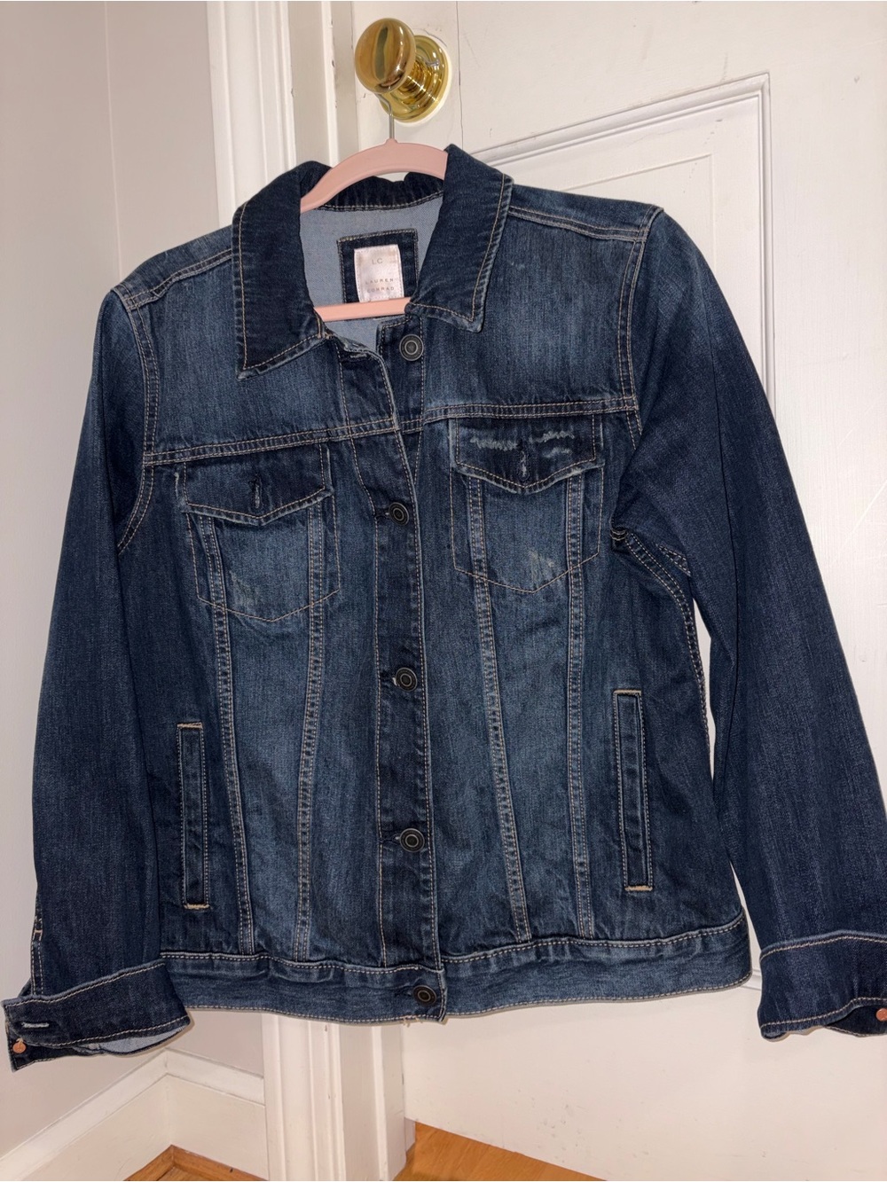 LC Lauren Conrad Dark Blue Denim Jacket